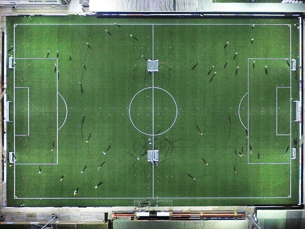 Football drone imagery